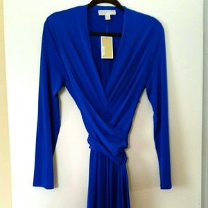 NWT Michael Kors Royal Blue Dress 12